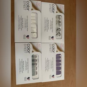 Set of 4 COLOR STREET Nail Polish Strips